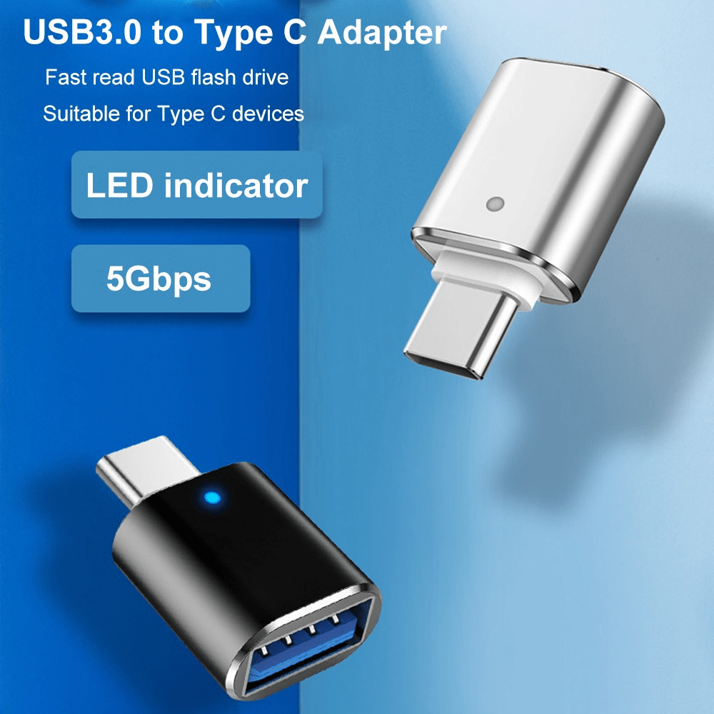 Enhance Your Tech Life: High-Speed, Compact USB C to USB 3.0 Adapter - Connect, Transfer, and Charge with Ease!
