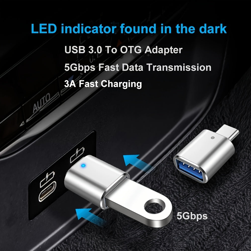 Enhance Your Tech Life: High-Speed, Compact USB C to USB 3.0 Adapter - Connect, Transfer, and Charge with Ease!