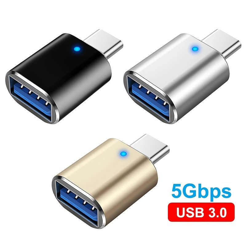 Enhance Your Tech Life: High-Speed, Compact USB C to USB 3.0 Adapter - Connect, Transfer, and Charge with Ease!