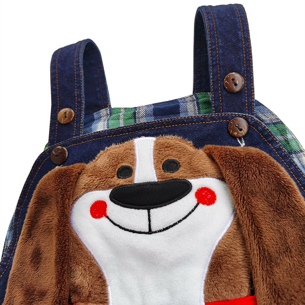 0-4T Baby Overalls Jeans Rompers Cartoon Clothes Toddler denim Pants jumpsuit Kids Clothing