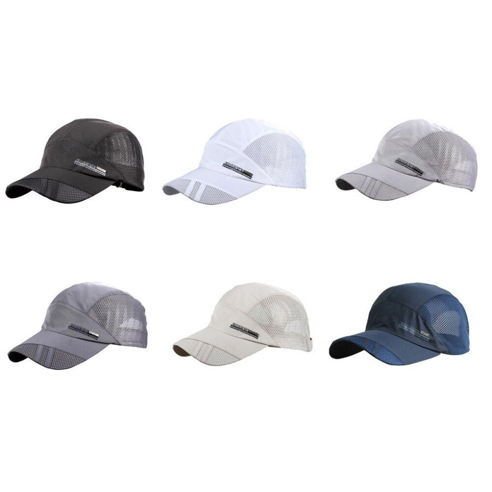 Summer Outdoor Sport Baseball Hat Running Visor Cap Hot Popular New Cool Quick Dry Mesh Cap