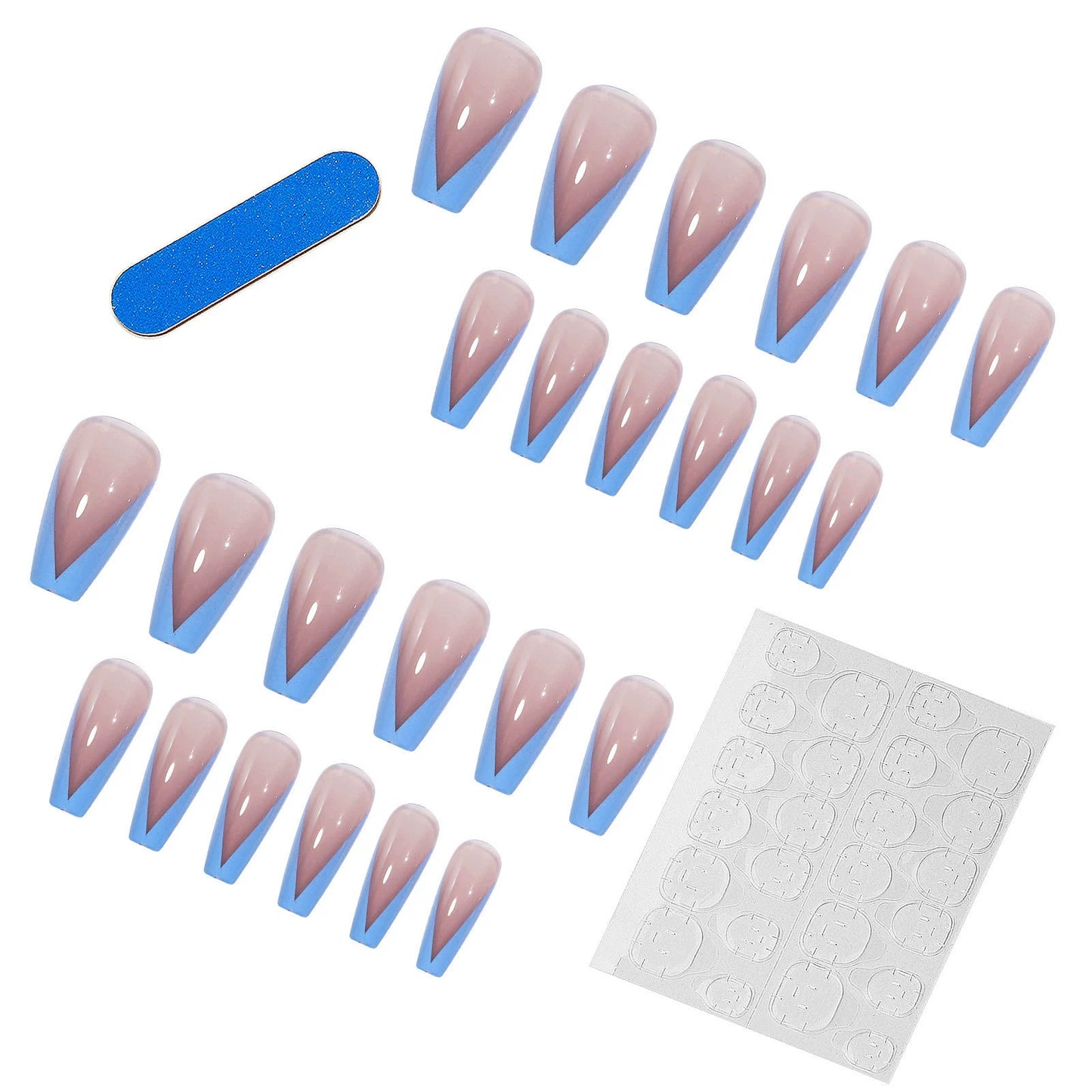 Nude Color Fingertip Light French Tip