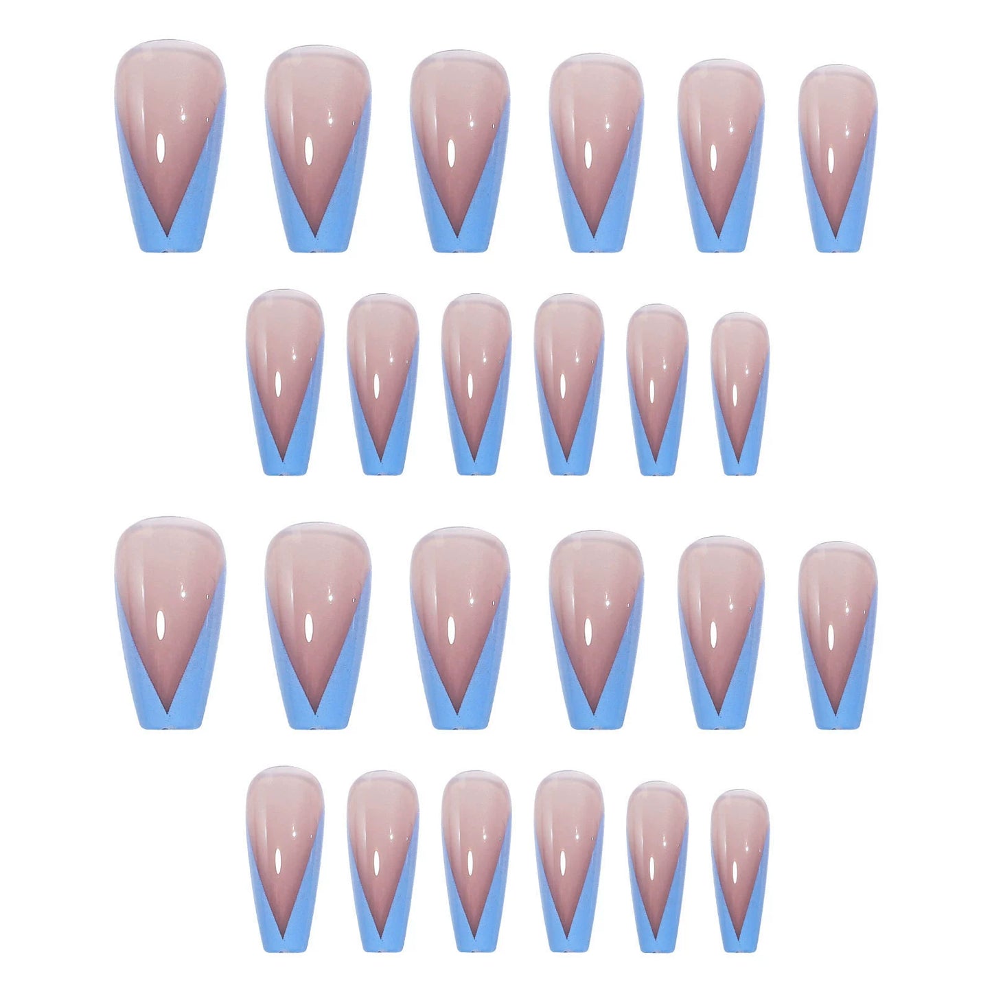 Nude Color Fingertip Light French Tip