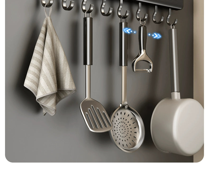 Drill-Free Suction Rack Wall-Mounted For Kitchen