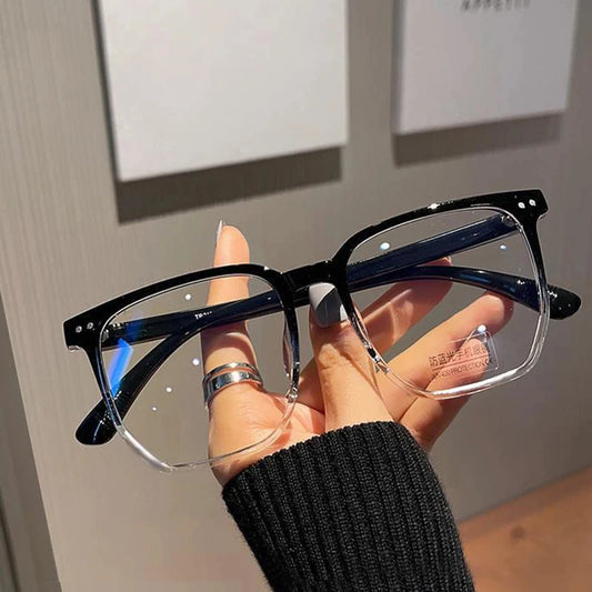 Round Eyewear Transparent Computer Glasses Frame Anti Blue Light Blocking Glasses Optical Spectacle Eyeglass