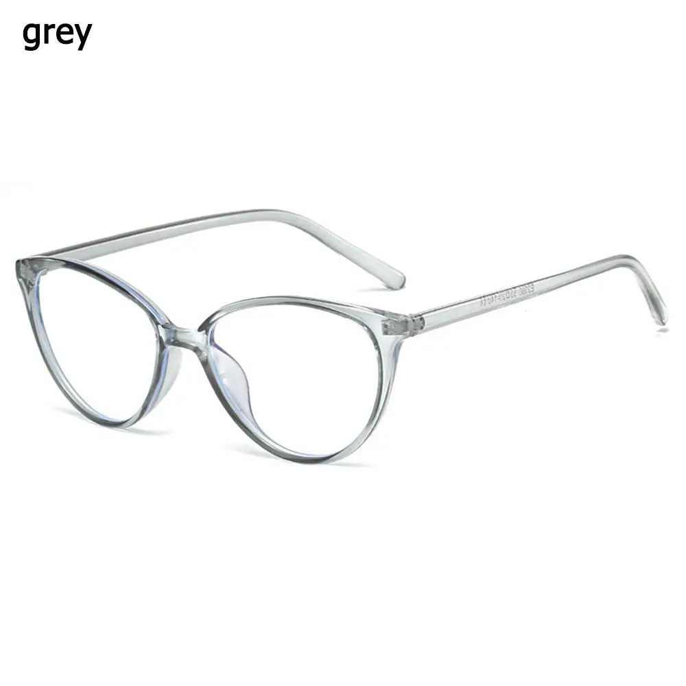 Anti Blue Light Computer Reading Glasses Fashion Round Frame Eyeglasses High Definition Eyewear