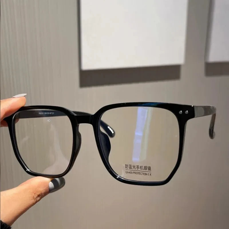 Round Eyewear Transparent Computer Glasses Frame Anti Blue Light Blocking Glasses Optical Spectacle Eyeglass