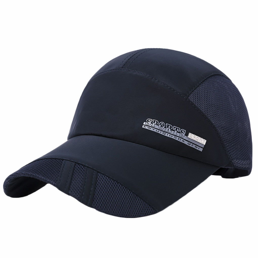 Summer Outdoor Sport Baseball Hat Running Visor Cap Hot Popular New Cool Quick Dry Mesh Cap
