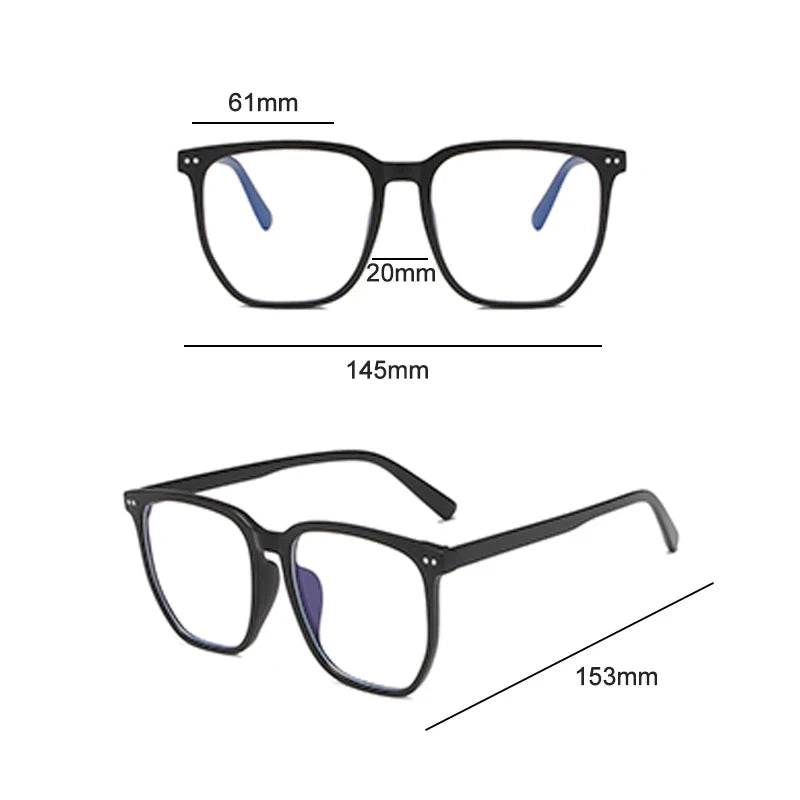 Round Eyewear Transparent Computer Glasses Frame Anti Blue Light Blocking Glasses Optical Spectacle Eyeglass