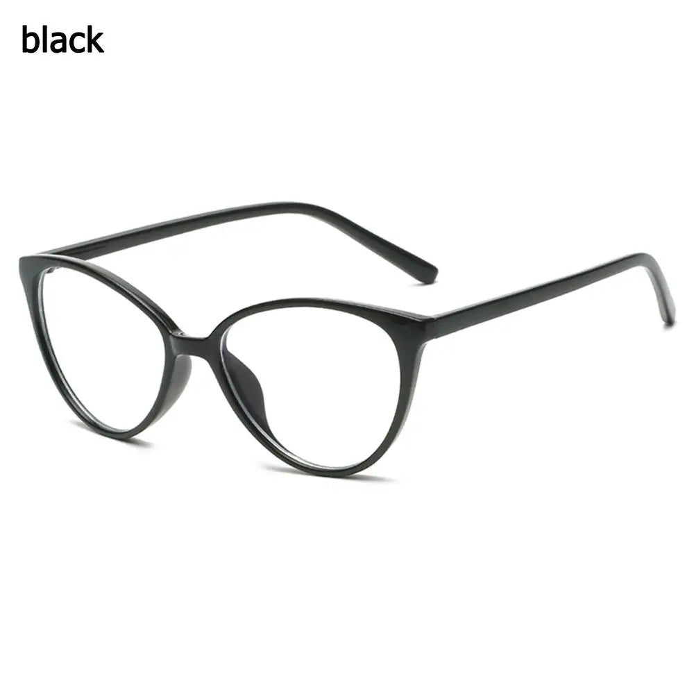 Anti Blue Light Computer Reading Glasses Fashion Round Frame Eyeglasses High Definition Eyewear