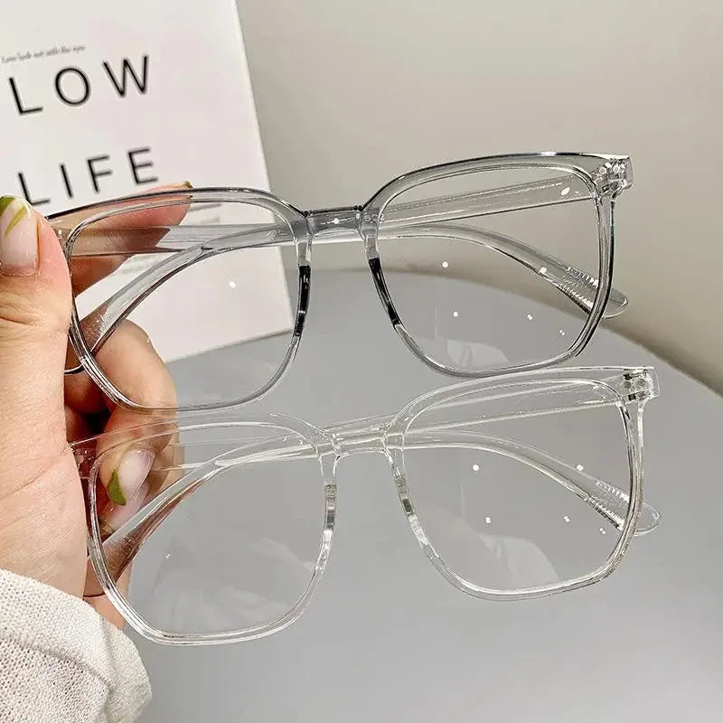 Round Eyewear Transparent Computer Glasses Frame Anti Blue Light Blocking Glasses Optical Spectacle Eyeglass