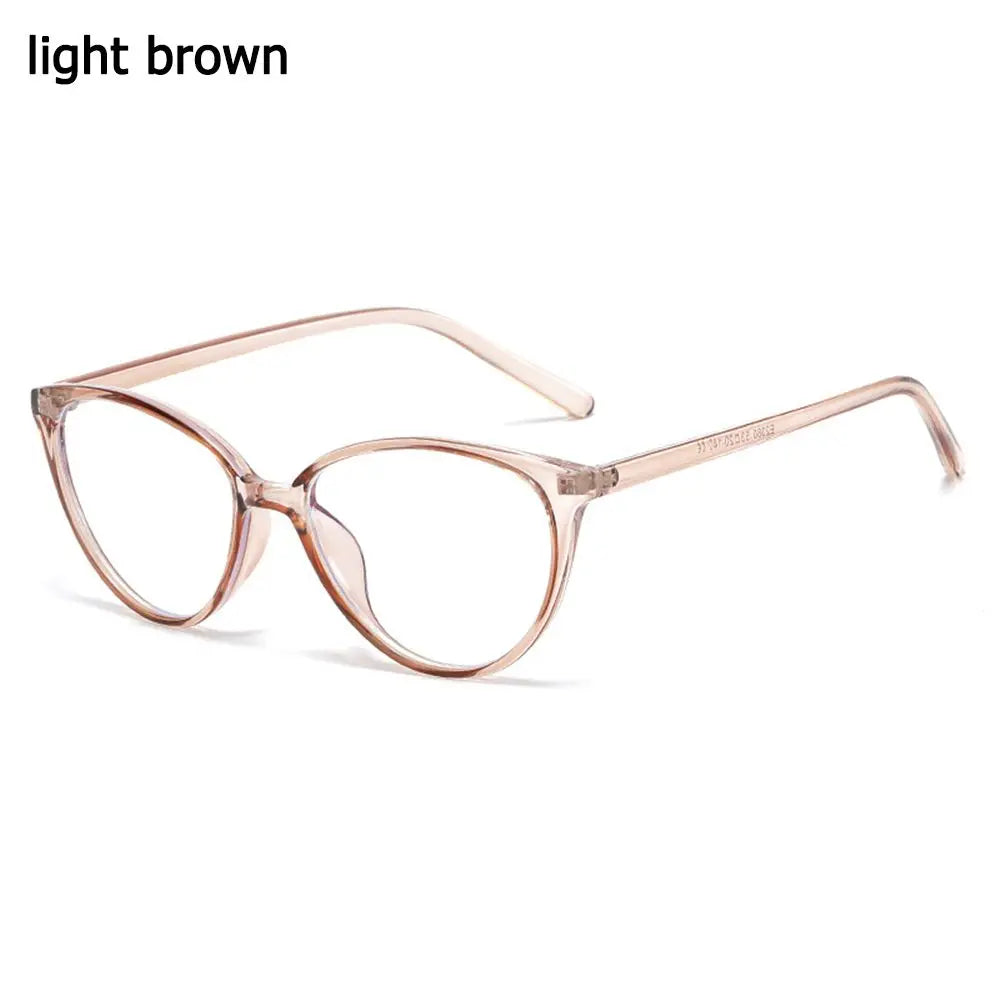 Anti Blue Light Computer Reading Glasses Fashion Round Frame Eyeglasses High Definition Eyewear