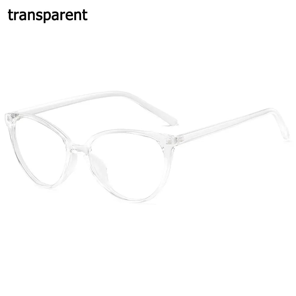 Anti Blue Light Computer Reading Glasses Fashion Round Frame Eyeglasses High Definition Eyewear