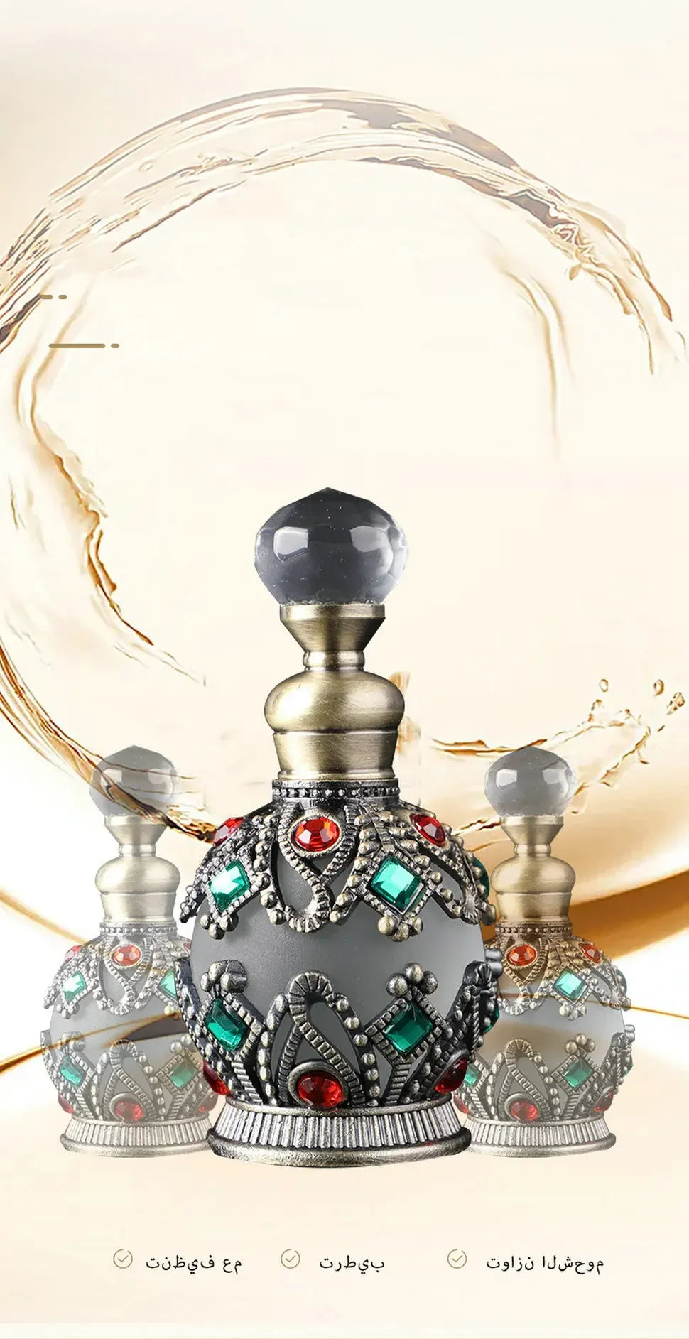 Dubai Perfume Essential Oil 15ML Cologne Long lasting Fragrance Fresh Desert Flower Arabian Pheromon Eau De Parfum