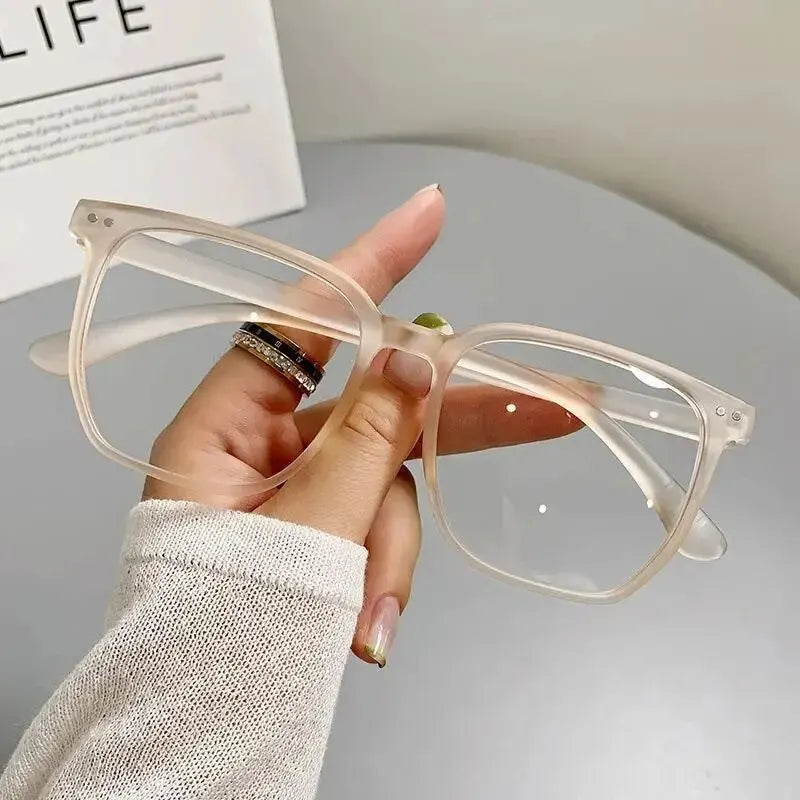Round Eyewear Transparent Computer Glasses Frame Anti Blue Light Blocking Glasses Optical Spectacle Eyeglass