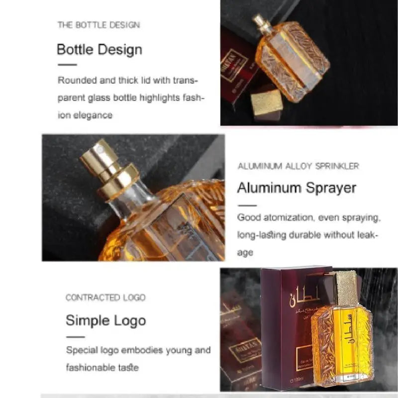 Original Men's cologne Lasting Fragrance Floral Scent Golden Earl Arabian Dubai Cologne