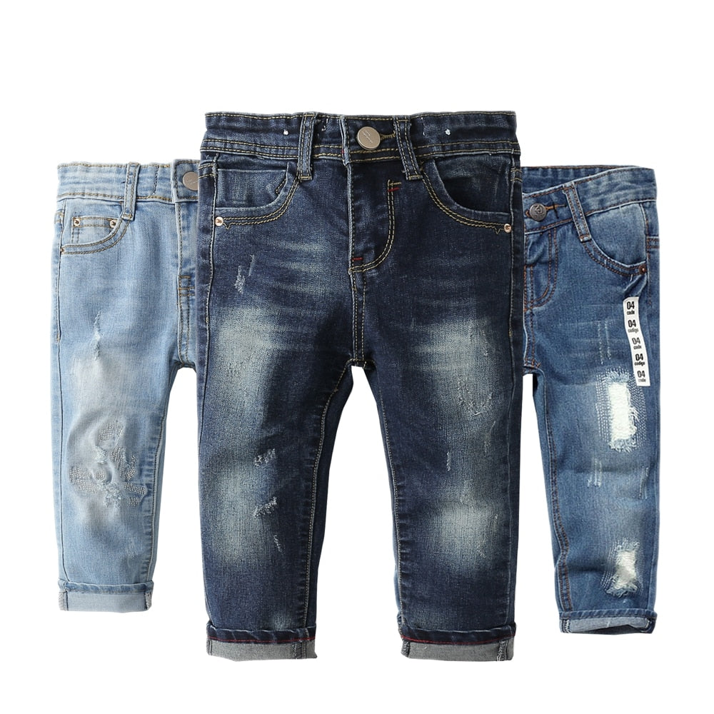 Kids Jeans Children Pants Denim Trousers