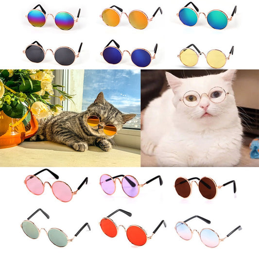 Lovely Pet Glasses Reflection Eye Wear Glasses Photos Props Pet Accessories