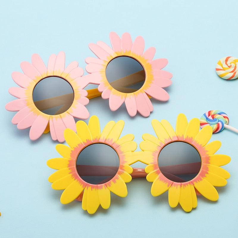 New Fashion Infant Baby Sunflower Sunglasses Shades Classic Vintage