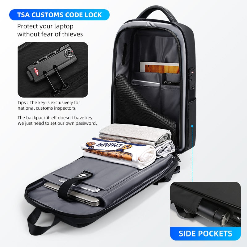 Laptop Backpack Anti-theft Waterproof School Backpacks USB Charging