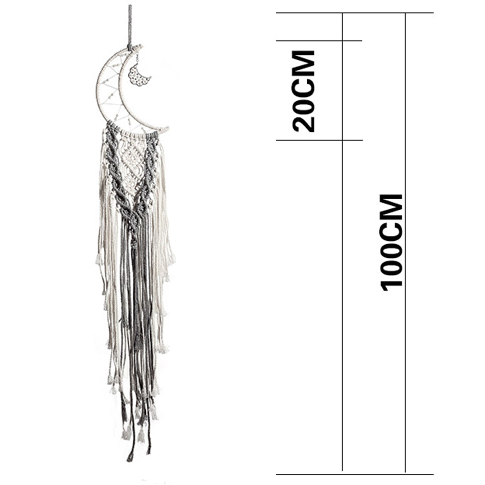 Macrame Wall Hanging Boho Tapestry Angels Wing Woven Bohemian Wall Décor Home Decoration For Apartment Bedroom Living Room