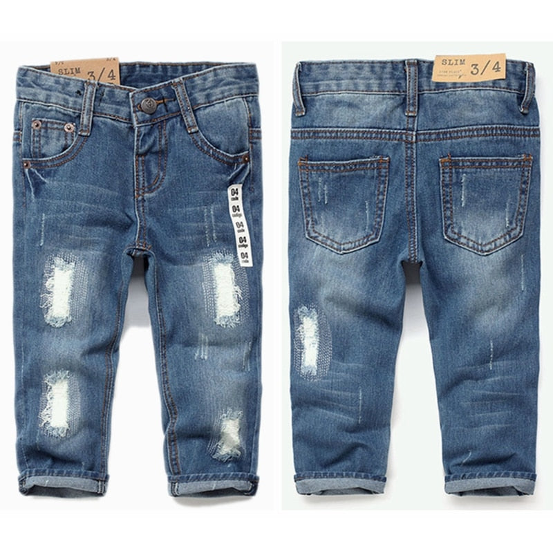 Kids Jeans Children Pants Denim Trousers