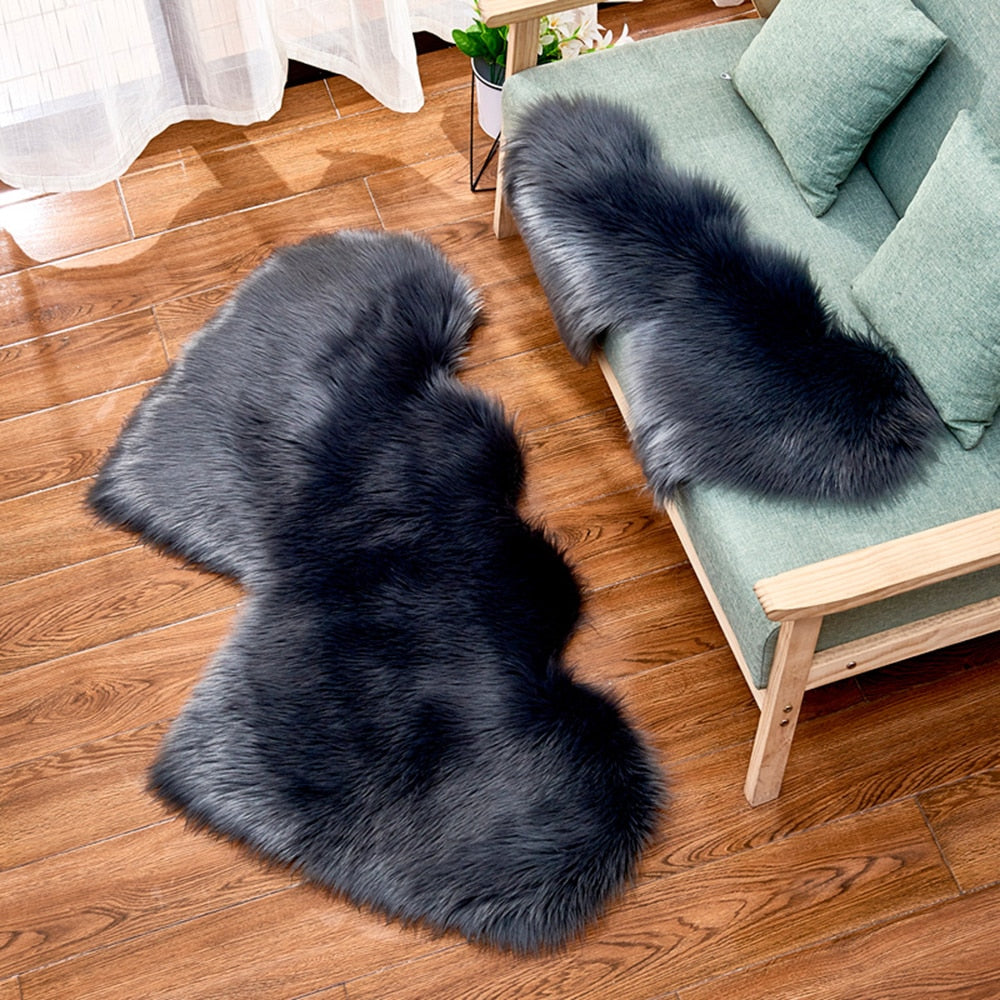 Carpets For Living Room Double Love Heart Shaggy Area Rugs