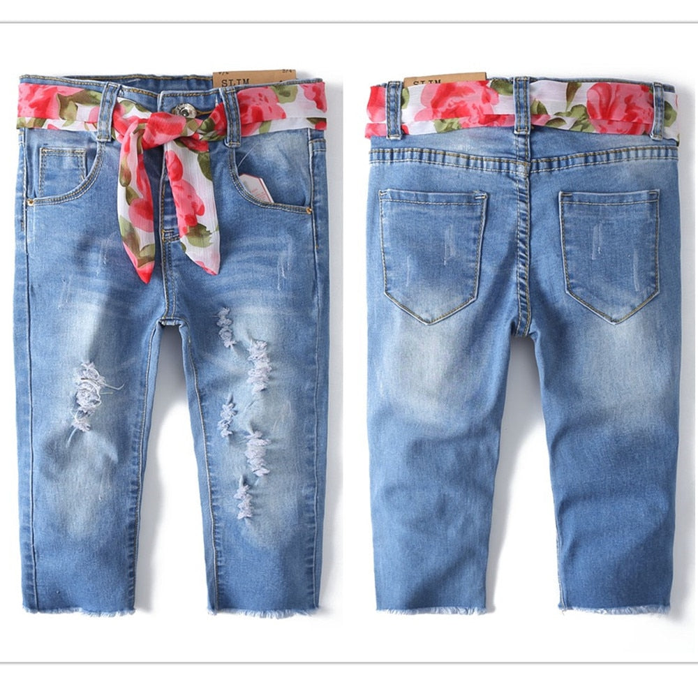 Kids Jeans Children Pants Denim Trousers