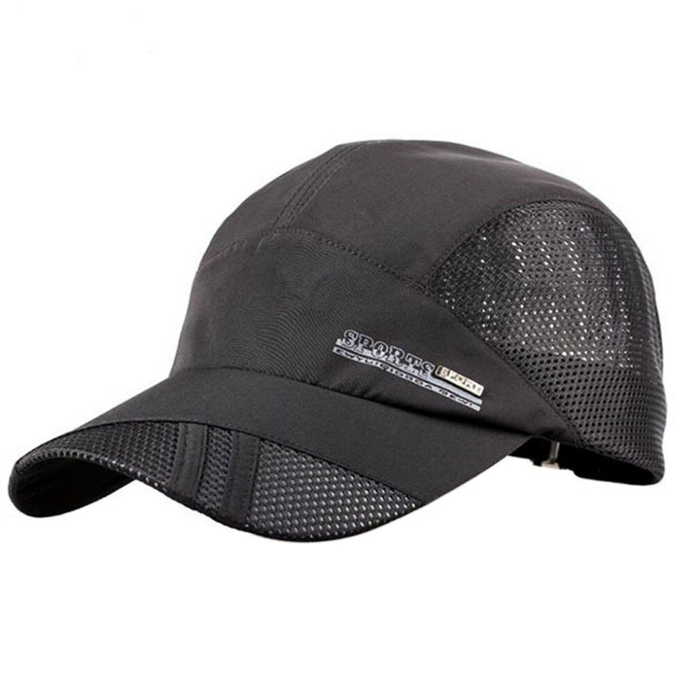 Summer Outdoor Sport Baseball Hat Running Visor Cap Hot Popular New Cool Quick Dry Mesh Cap