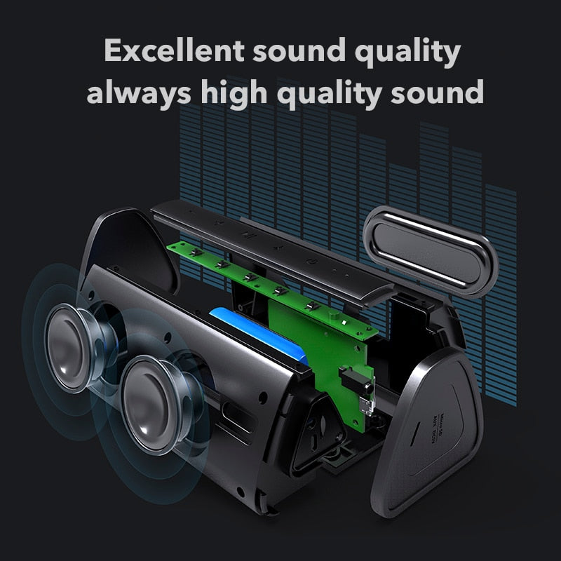 Bluetooth speaker Portable Wireless Loudspeaker Sound System 10W stereo Music surround Waterproof Outdoor Speaker