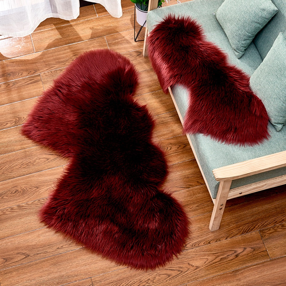 Carpets For Living Room Double Love Heart Shaggy Area Rugs