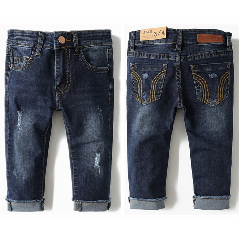 Kids Jeans Children Pants Denim Trousers