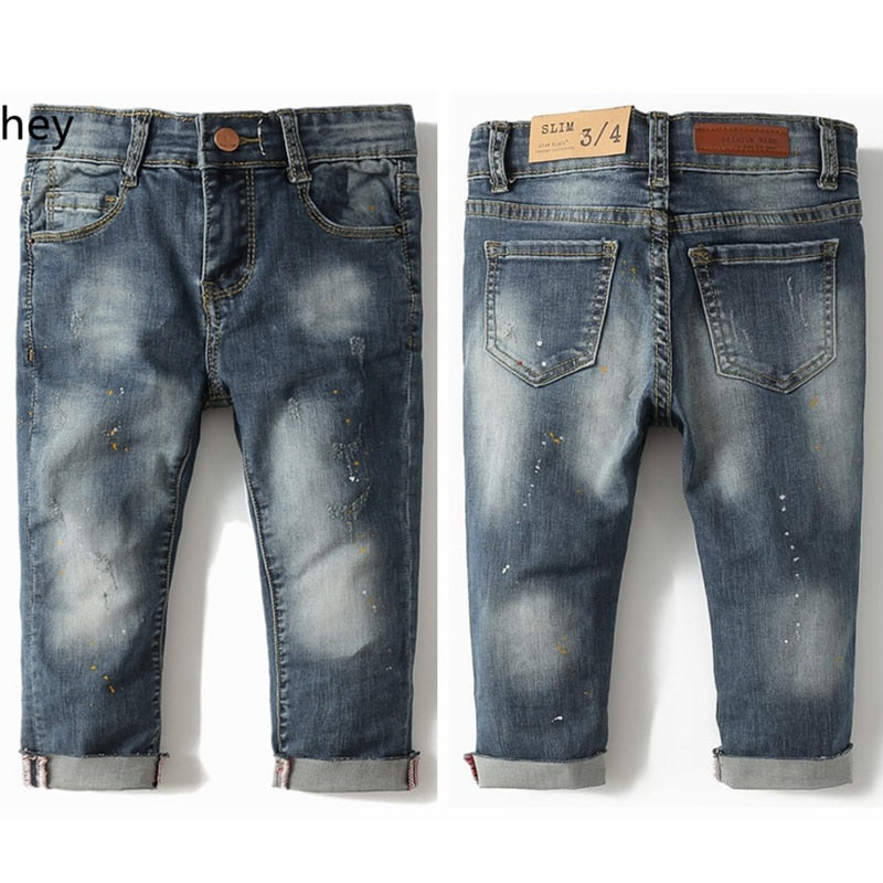 Kids Jeans Children Pants Denim Trousers