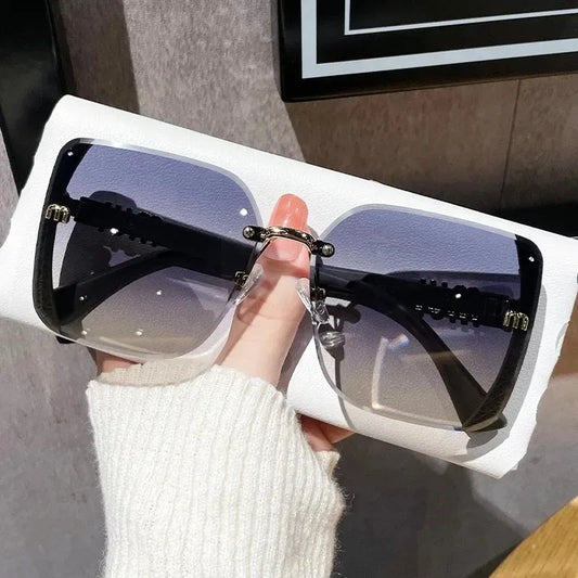 Oversized Fashion Square Sunglasses Women Luxury Brand Sun Glasses Vintage Sun Glasses