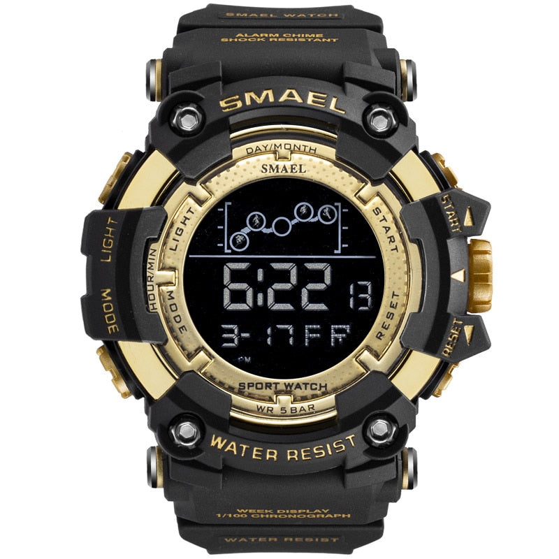 Water resistant Sport Military Watch Digital