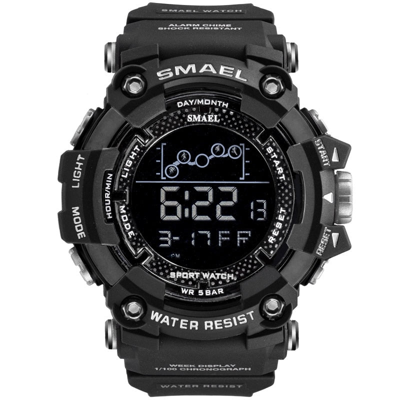 Water resistant Sport Military Watch Digital