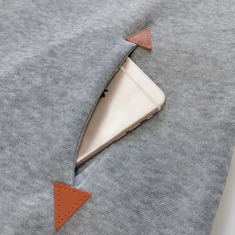 Knee-Length Pockets Dress Hooded Fashion Sweat Shirt Long Sleeve Side Zip Simplicity Casual Sports Skirt