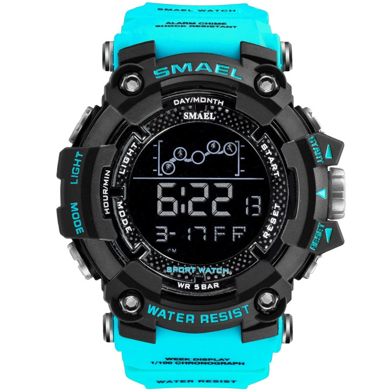 Water resistant Sport Military Watch Digital