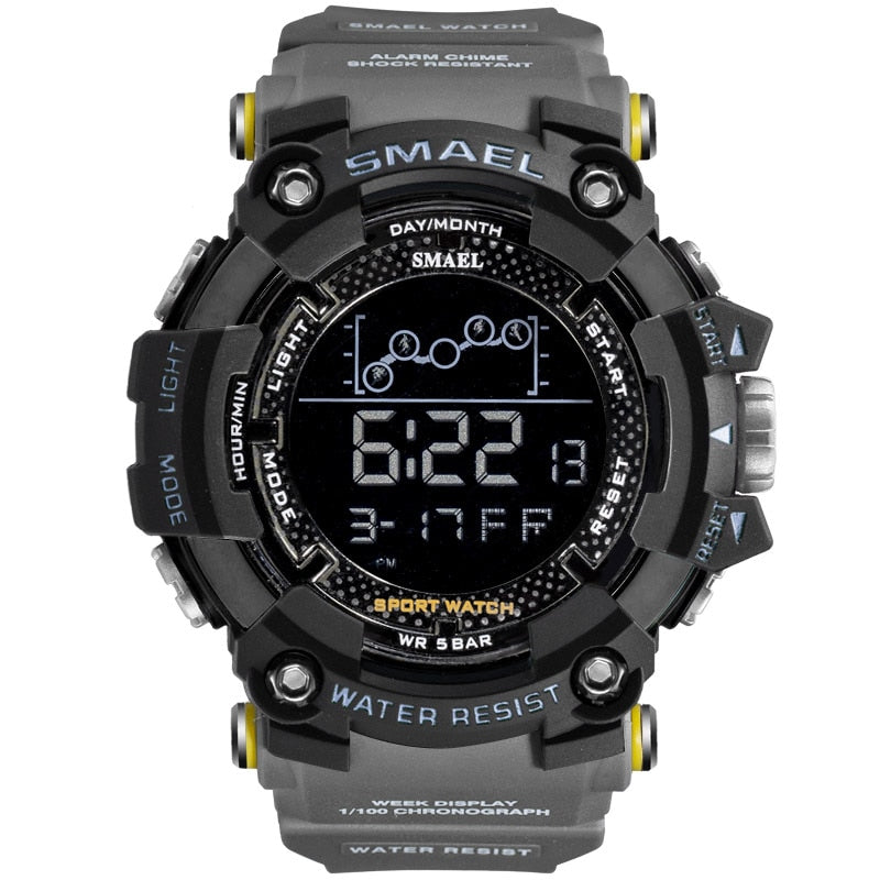 Water resistant Sport Military Watch Digital