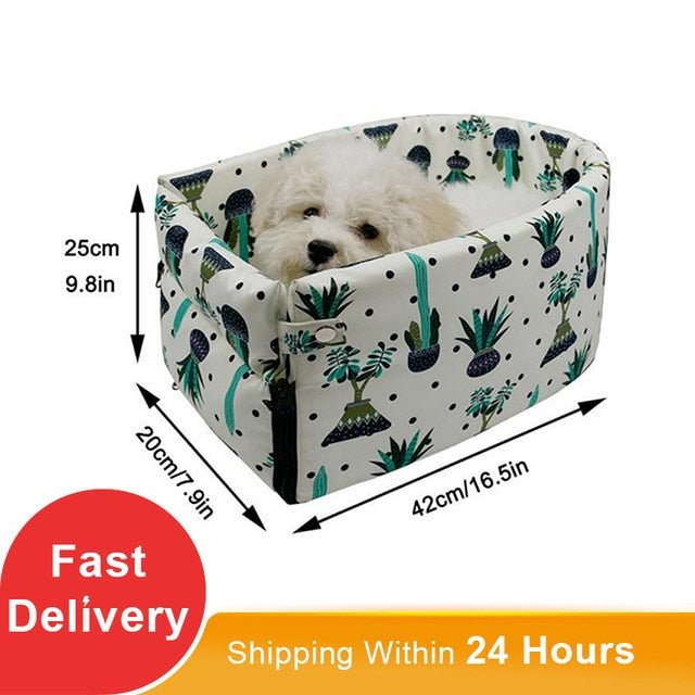 Portable pet Bed Travel Car Safety Pet Seat Transport pet Carrier Protector For Small pets