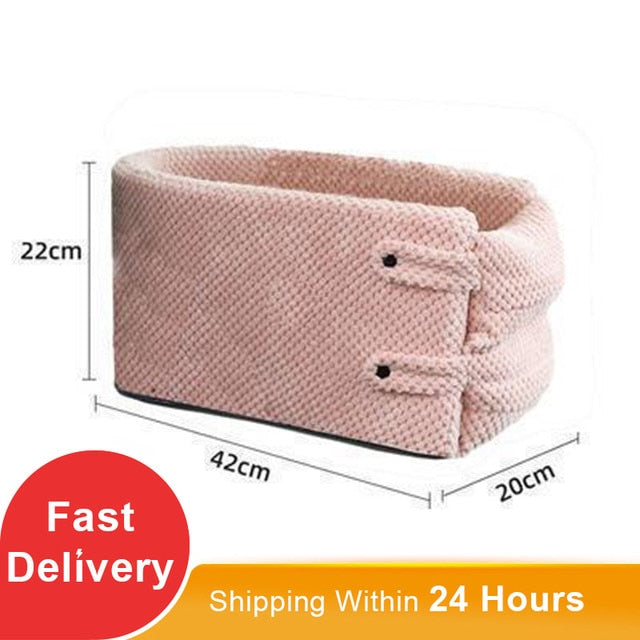 Portable pet Bed Travel Car Safety Pet Seat Transport pet Carrier Protector For Small pets