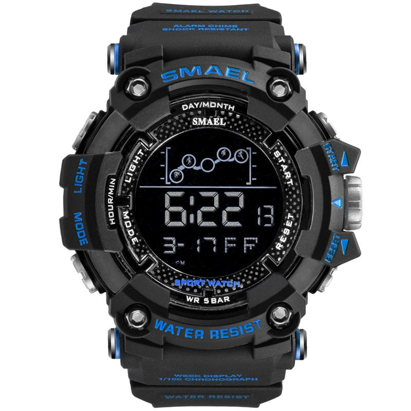 Water resistant Sport Military Watch Digital