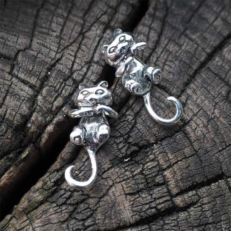 Cute Frog Earrings Animal Gothic Stud Earrings