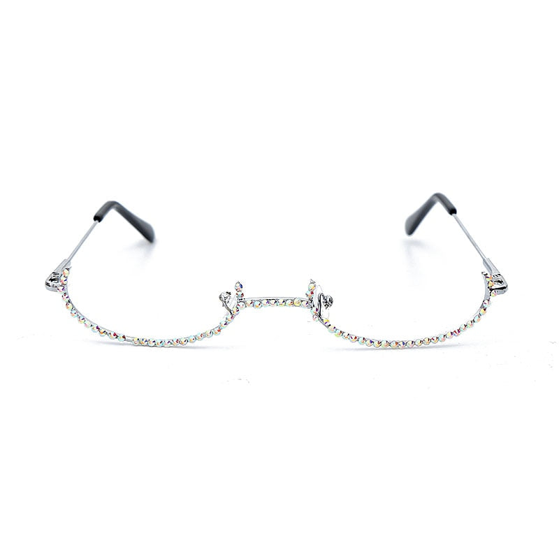 Rhinestone Eyeglass Frames Eye Glasses Frames For Women Diamond Eye Glasses Frames For Men Eyewear Sunglasses Decoration