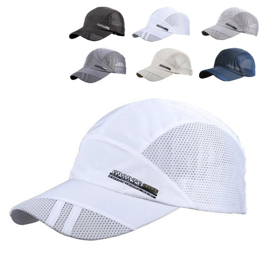 Summer Outdoor Sport Baseball Hat Running Visor Cap Hot Popular New Cool Quick Dry Mesh Cap